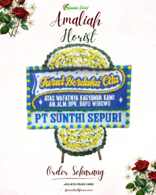 Papan Bunga Duka di Tanjung Mulya