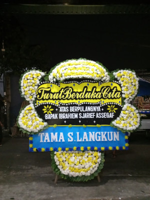 Papan Bunga Duka di Tanjung Mulya