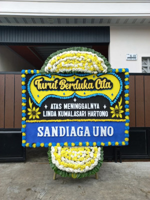 Papan Bunga Duka di Tanjung Mulya